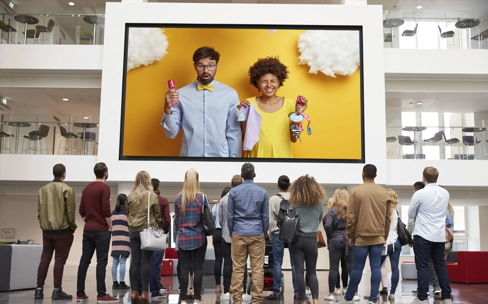 AV solutions in retail sector 