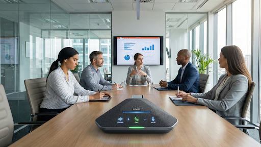 Conferencing speaker phones